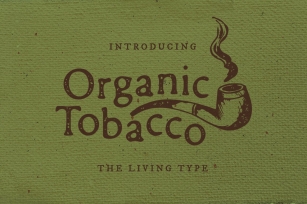 Organic Tobacco Font Download
