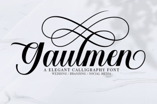 Gaulmen Script Font Download
