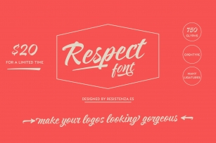 Respect Regular -50% intro offer Font Download