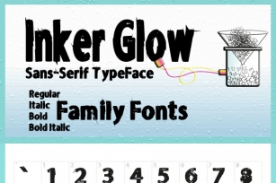Inker Glow Family Font Download