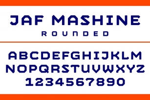 JAF Mashine Rounded Font Download