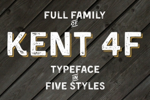 Kent 4F (Family) Font Download