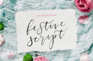 The Partylicious Festive Script Font Download
