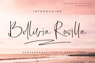 Bollivia Rosilla Font Download