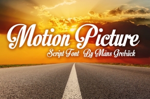 Motion Picture Font Download