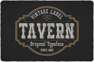 Tavern Typeface Font Download