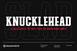 Knucklehead Slab Font Download