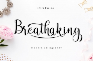 Breathaking Font Download