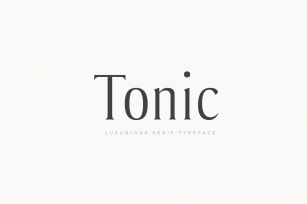 Tonic Font Download