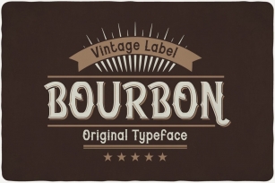 Bourbon Typeface Font Download