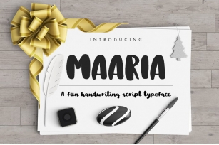 Maaria Handwriting Script Typeface Font Download