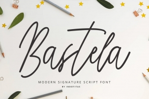Bastela Signature Font Download