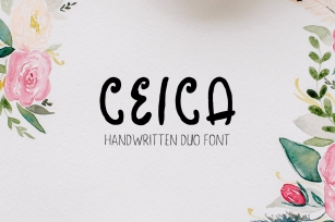Ceica Handwritten Duo + Bonus Font Download