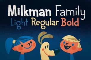Sale! Milkman Family Font Download