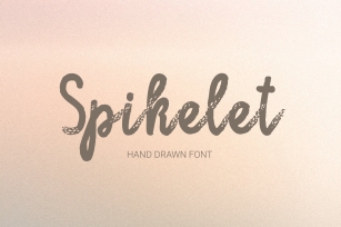 Spikelet Hand Drawn Script Font Download