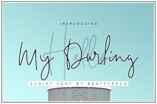Hello My Durling Font Download