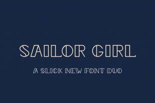 Sailor Girl Duo Font Download