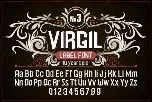 Vintage otf font "Virgil" Font Download