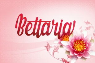 Bettaria Script Font Download