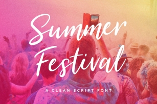 Summer Festival Typeface Font Download