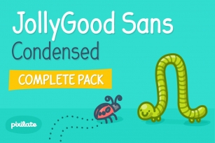 JollyGood Sans Condensed Complete Font Download