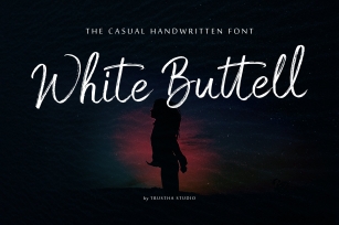 White Buttell Brush Font Download