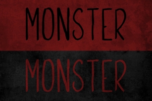Monster Monster Font Download