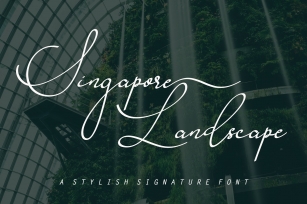 Singapore Landscape Font Download