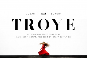 Troye Trio Font Download