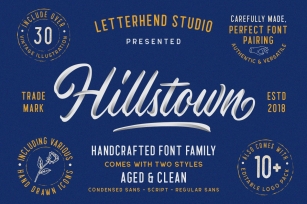 Hillstown Collection (+EXTRA) Font Download