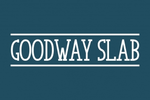 Goodway Slab Font Download
