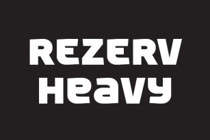 Rezerv Heavy Font Download