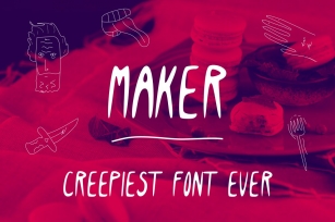 Maker Creepy, Raw-1 Font Download