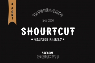 Shourtcut Vintage Bundle Font Download