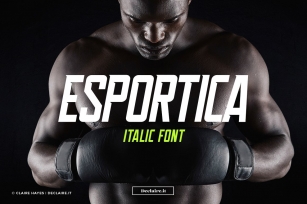 Esportica Italic Font Download
