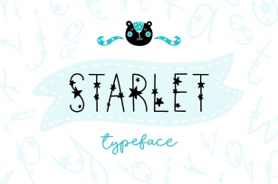 Starlet Typeface with Clipart! Font Download