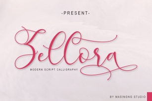 Zellora Script Font Download