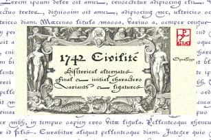 1742 Civilite OTF Font Download