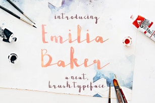Emilia Baker Script Font Download