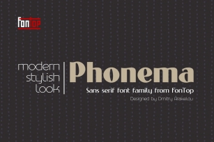 Phonema font family Font Download
