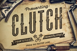 Clutch Family + BONUS Icons Font Download
