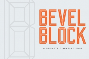 Bevel Block Font Download