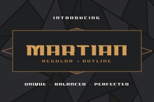 Martian Luxury Font Download