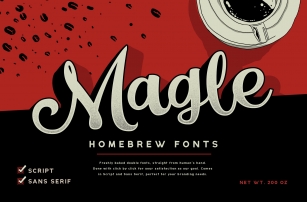 Magle Coffee Branding Script Font Download