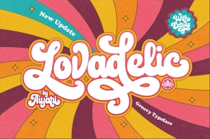 Lovadelic + Extras Font Download