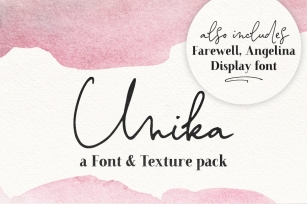 Unika font and texture pack Font Download