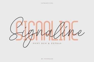 Signaline // Duo + Extras Font Download