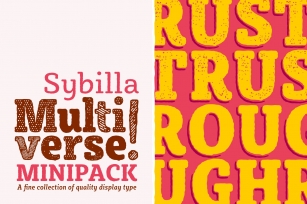 Sybilla Multiverse: Rust + Rough Font Download