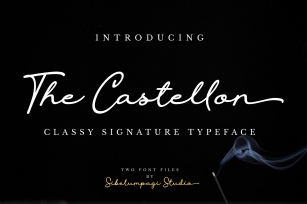 The Castellon: Classy Signature Font Download