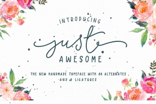 Just Awesome Typeface+Bonus Font Download